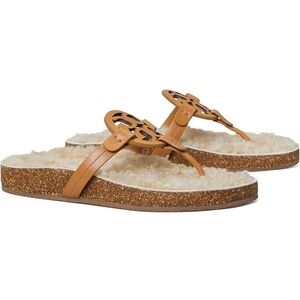 Tory Burch Miller Cloud Shearling Sandals
